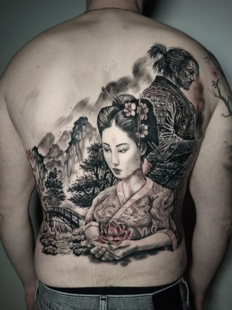 Geisha et samurai