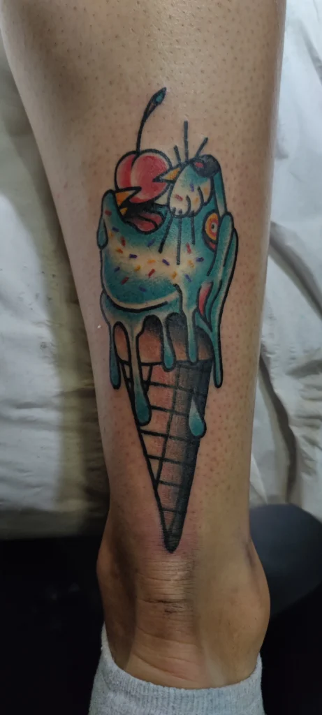 Glace tigre