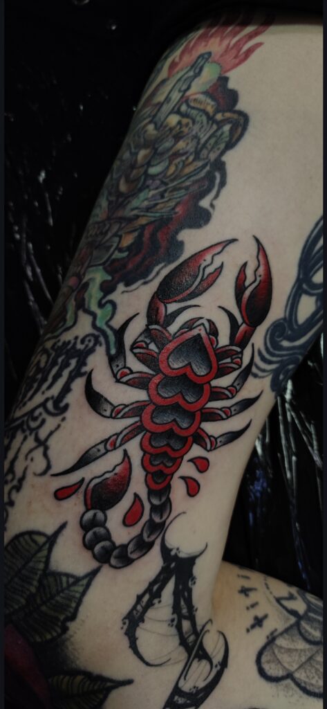Scorpion trad freehand
