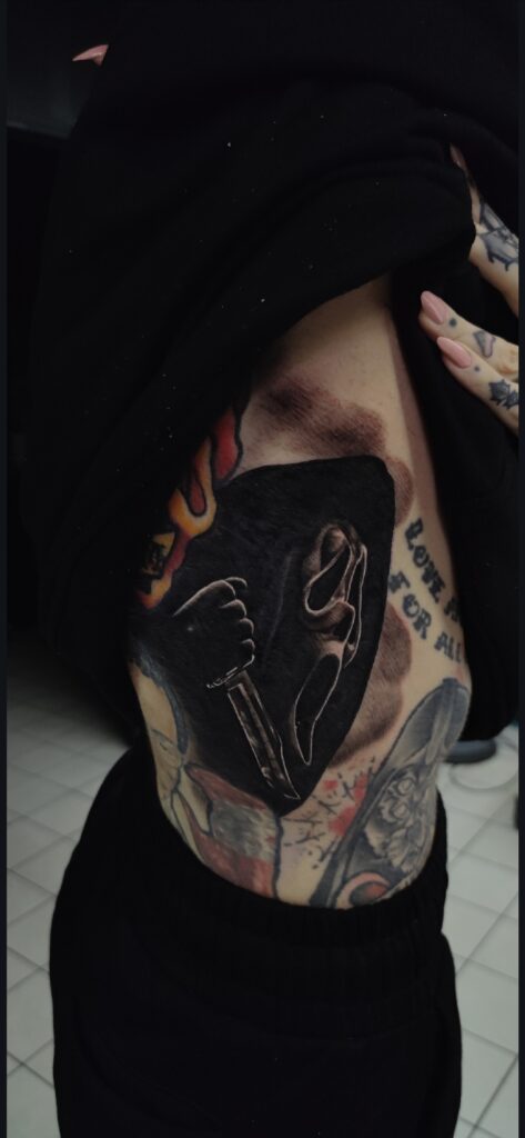 Ghostface on ribs