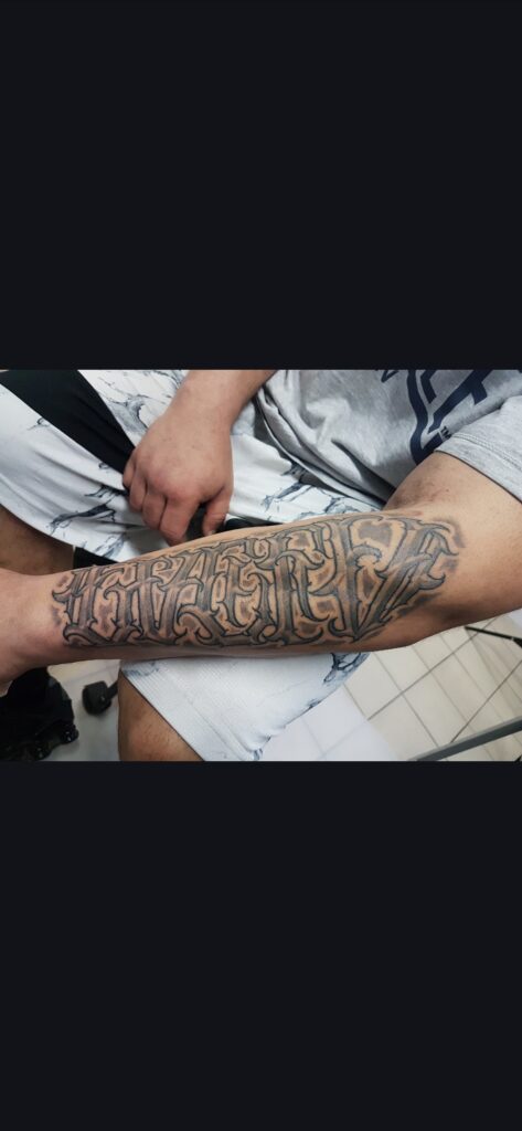 Avant bras cicatrisé